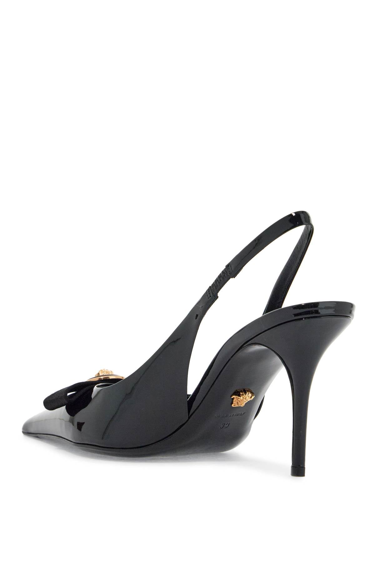 Versace gianni ribbon slingback