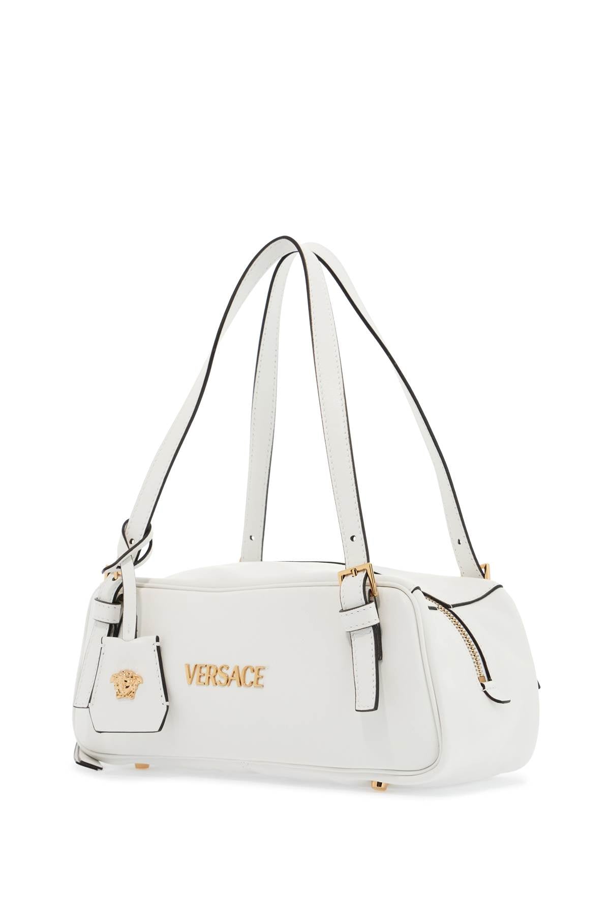 Versace nappa leather bowling bag