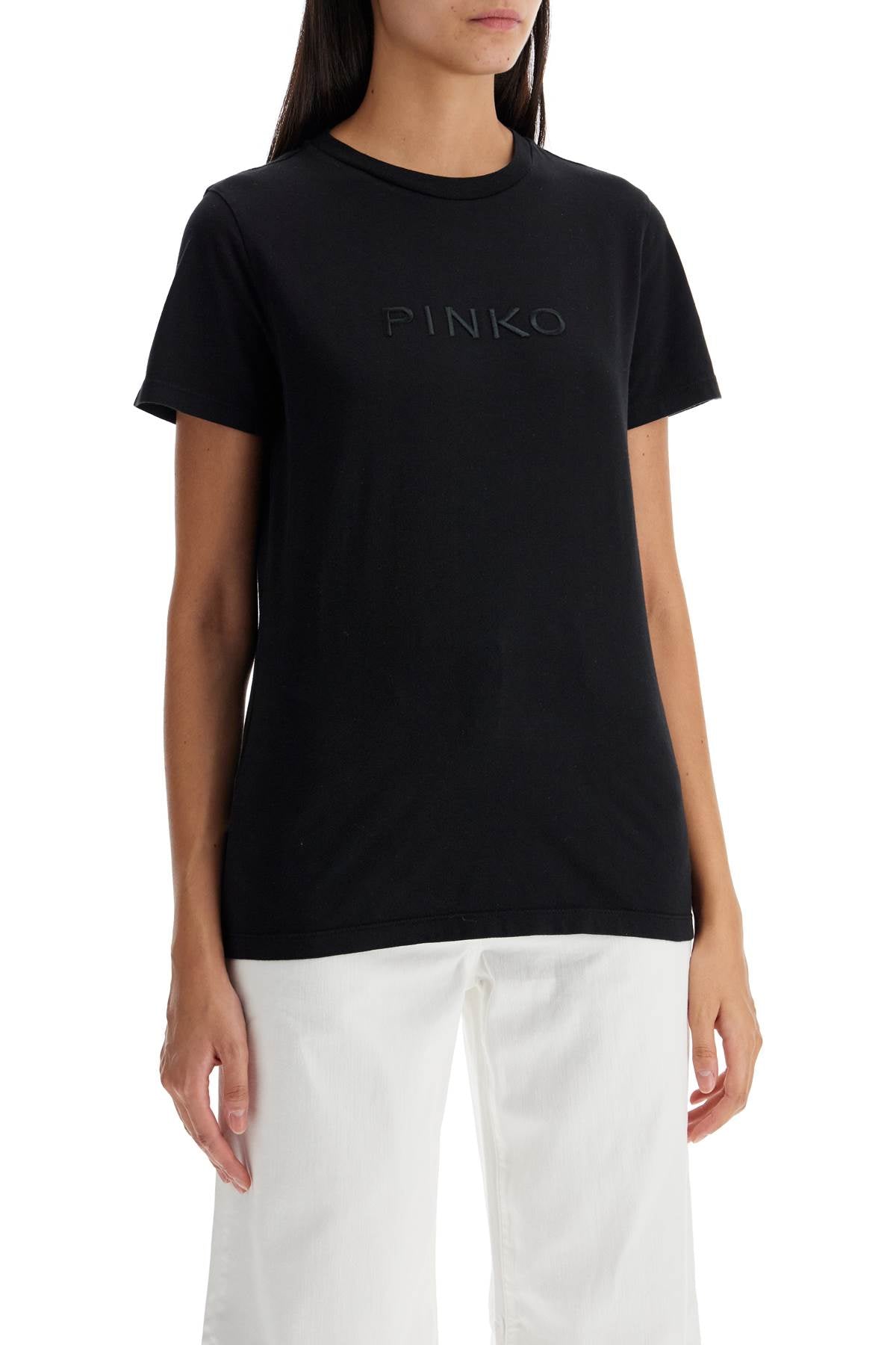 Pinko short-sleeved t-shirt with logo