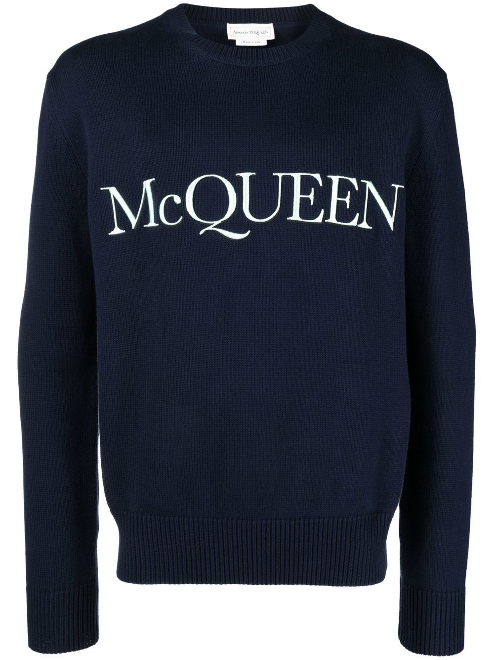 Alexander McQueen Sweaters Blue