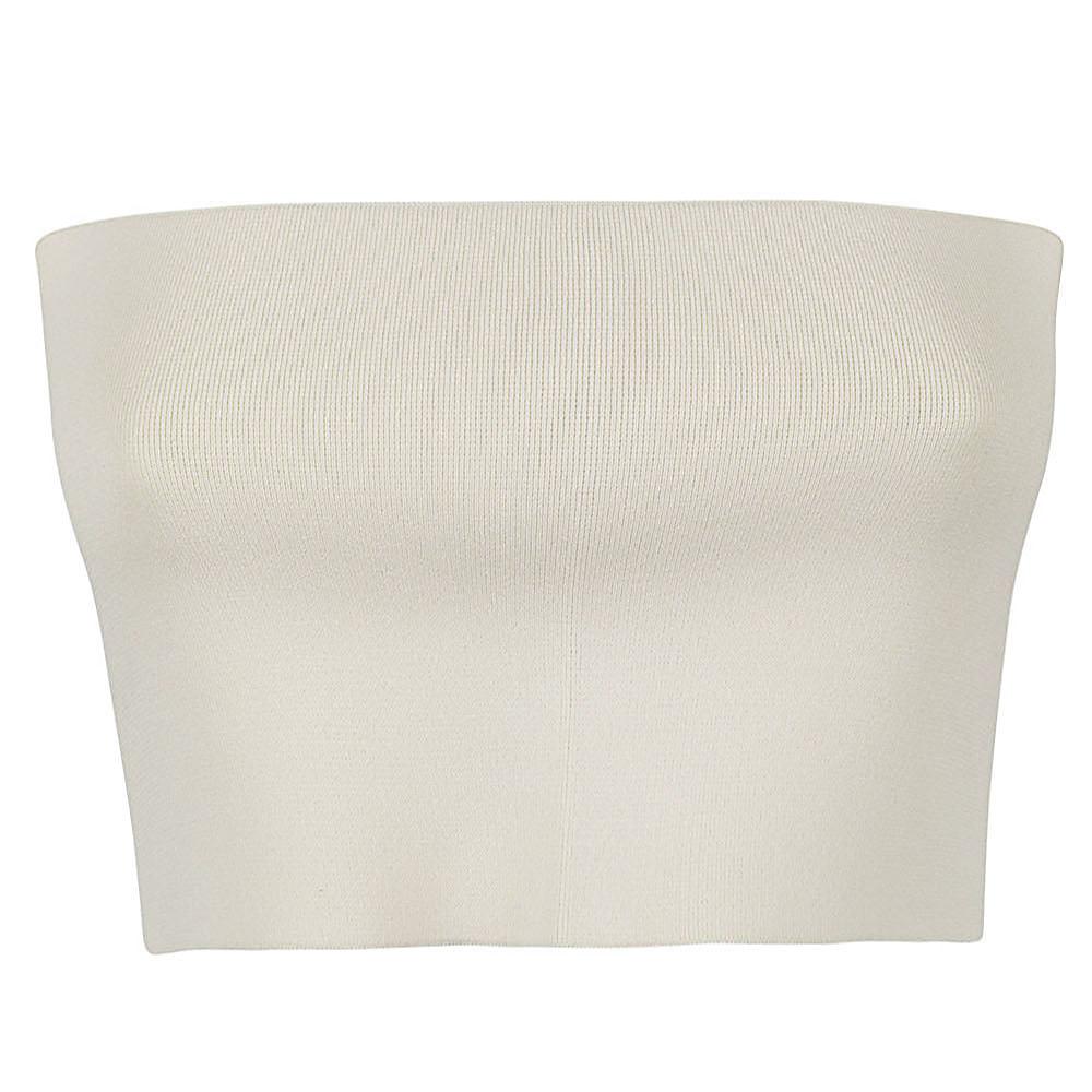 Liviana Conti Bandeau Top – Beige