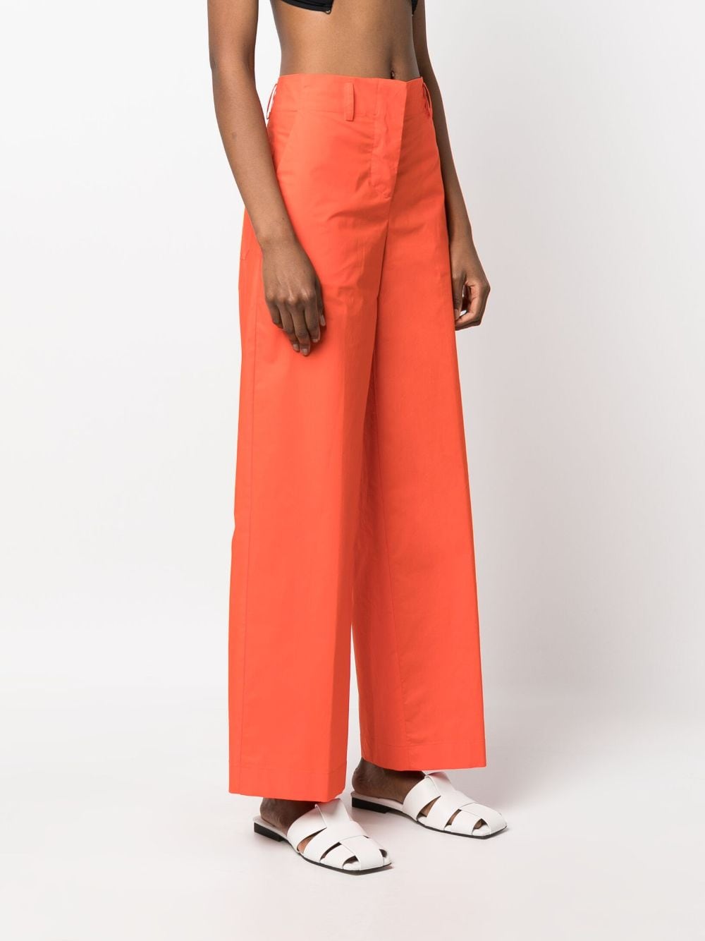 Erika Cavallini Semi-Couture Trousers Red