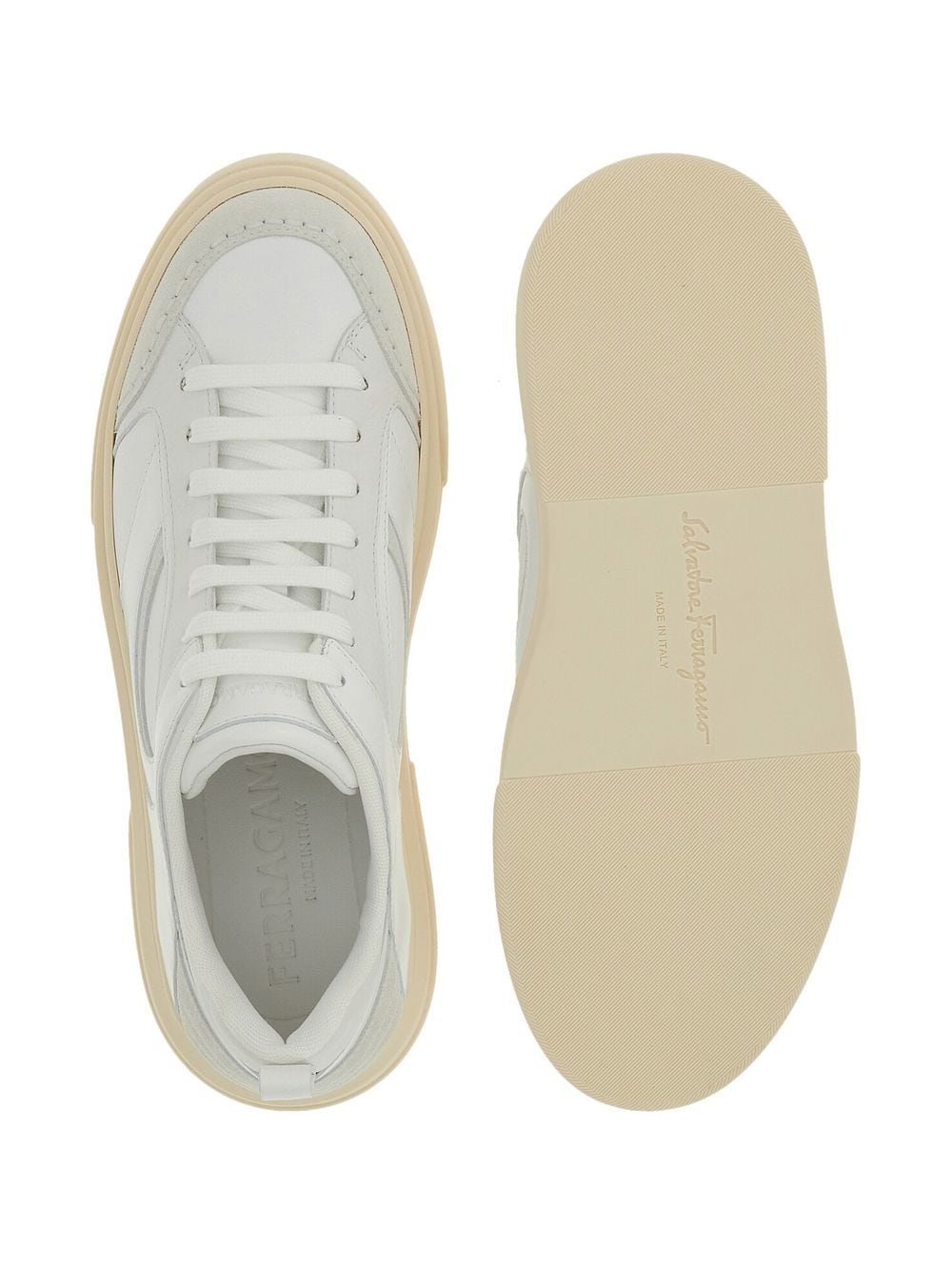 Ferragamo Sneakers White