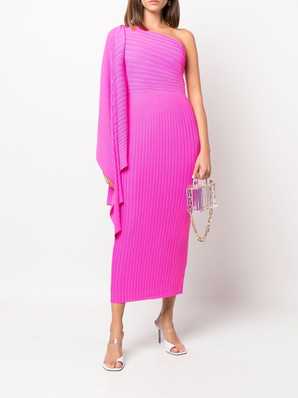 Solace London Dresses Fuchsia