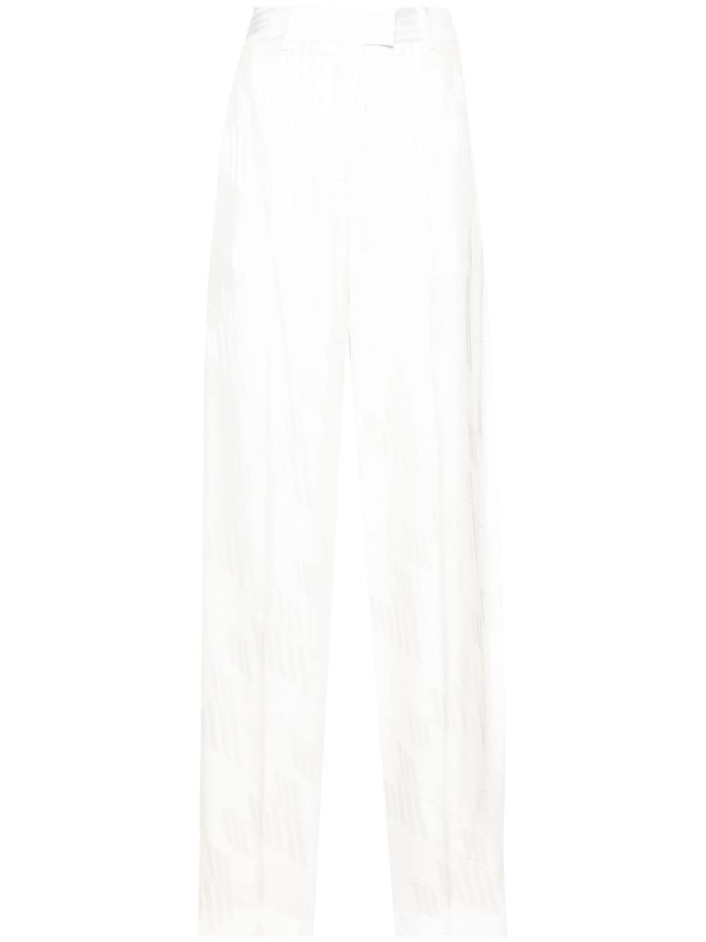 The Attico Trousers White