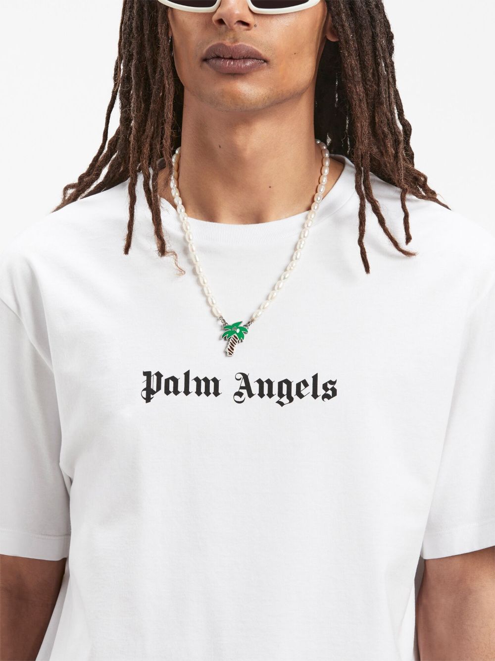 Palm Angels T-shirts and Polos White