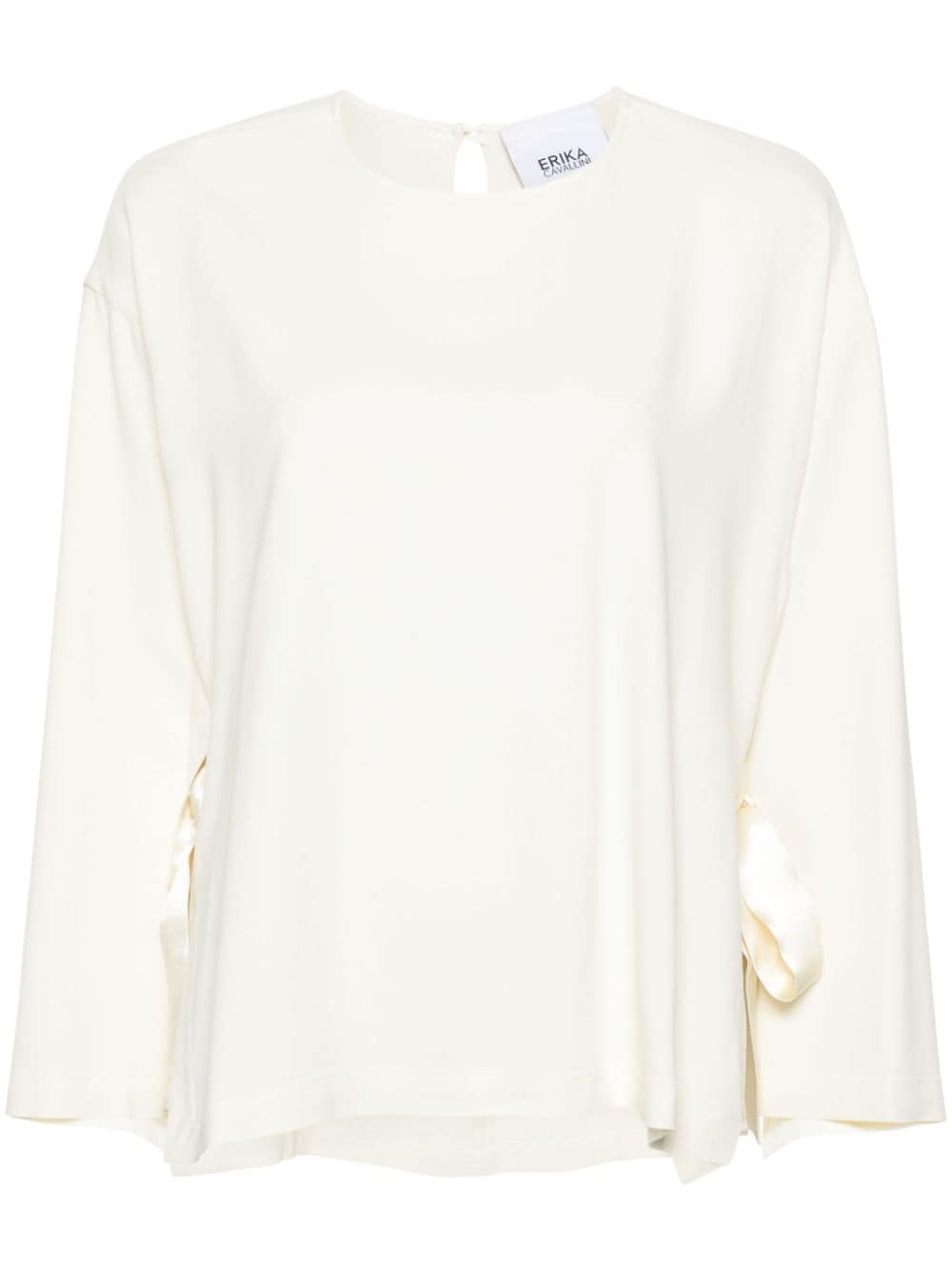 Erika Cavallini Semi-Couture Top White