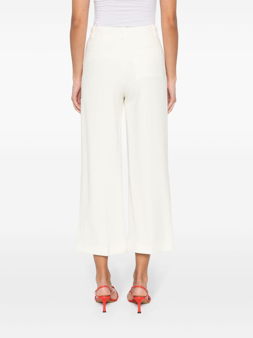 Erika Cavallini Semi-Couture Trousers White