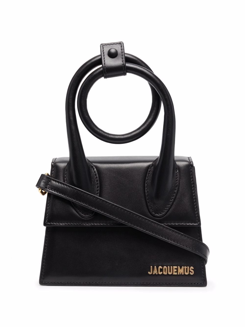 Jacquemus Le Chiquito Noeud Mini Bag – Black Leather