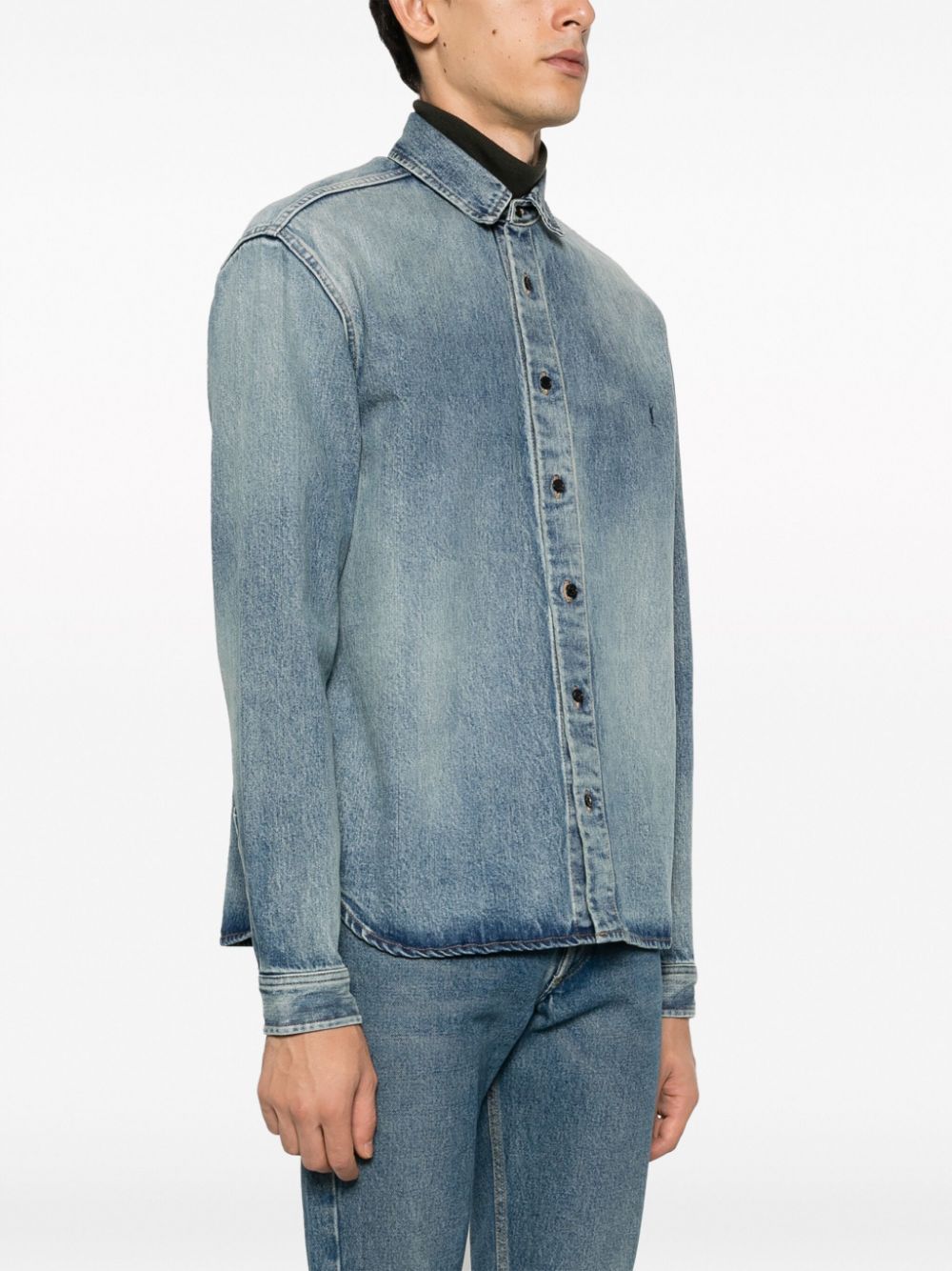 Saint Laurent  Shirts Clear Blue