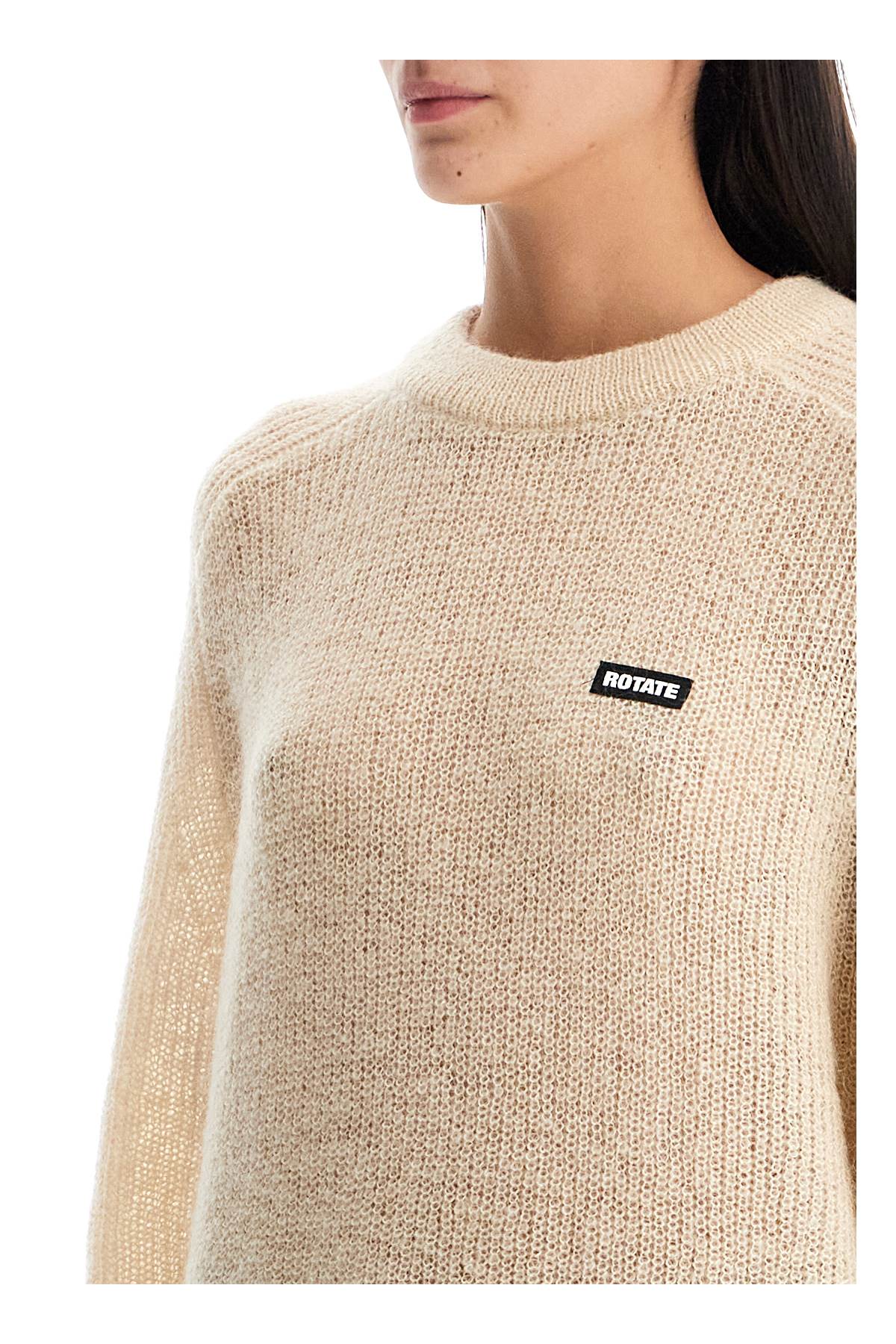 Rotate mohair blend pullover sweater