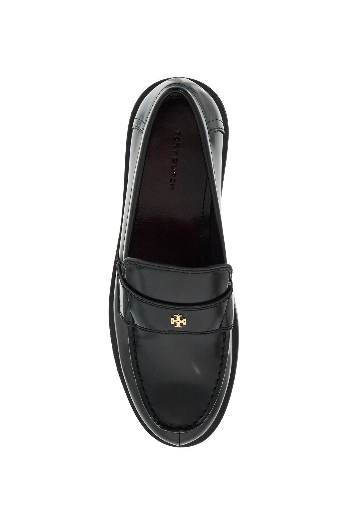 Tory Burch classic leather box moccasins