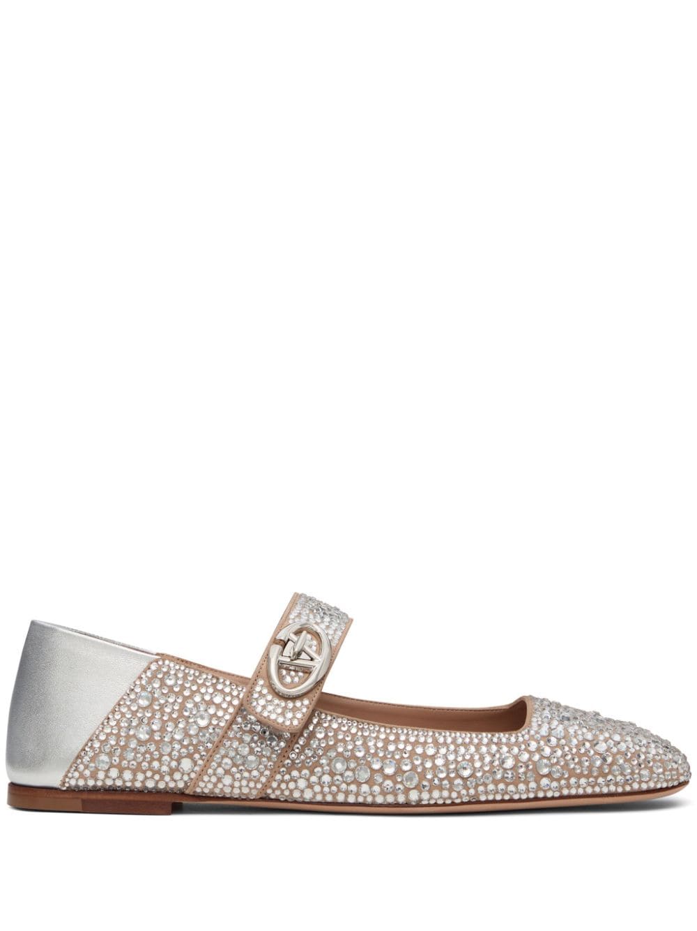 Valentino Garavani Flat shoes Silver