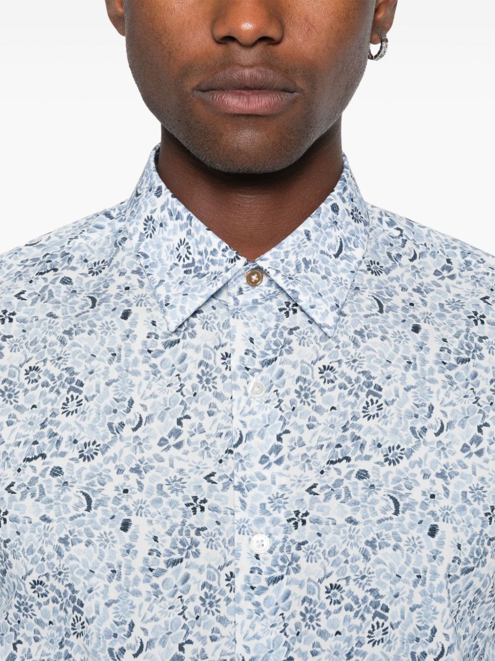 Paul Smith Shirts Clear Blue