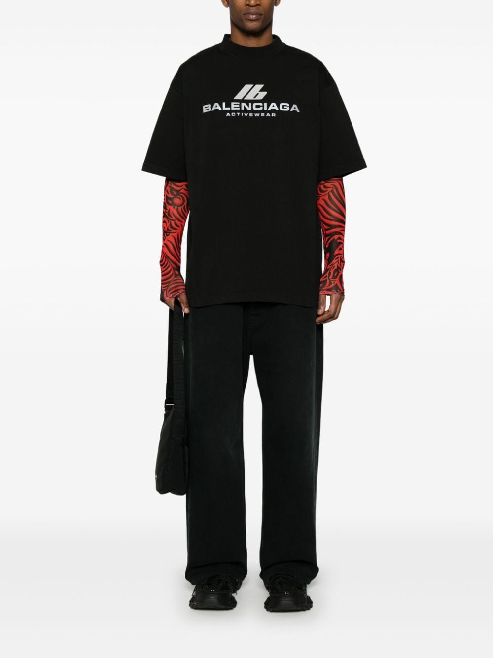 Balenciaga T-shirts and Polos Black