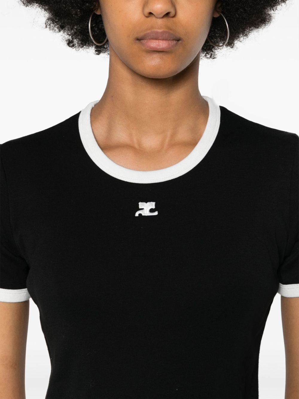 COURREGES PRE T-shirts and Polos Black