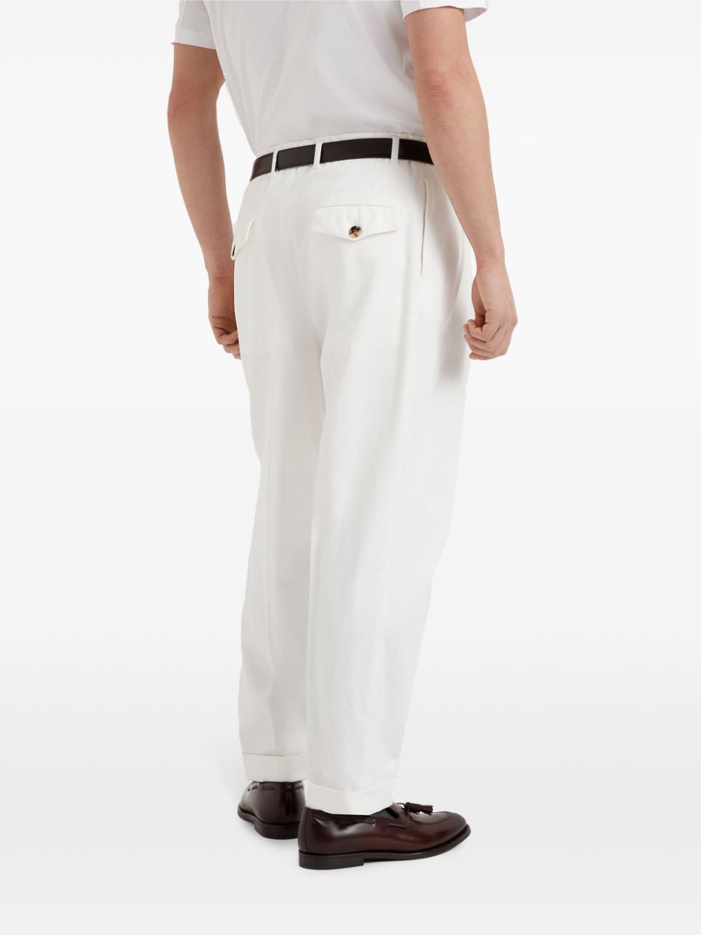 Brunello Cucinelli Trousers White