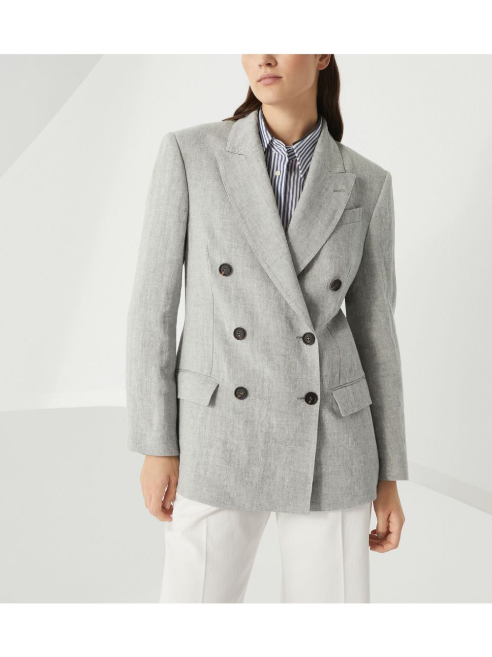 Brunello Cucinelli Jackets Light Grey