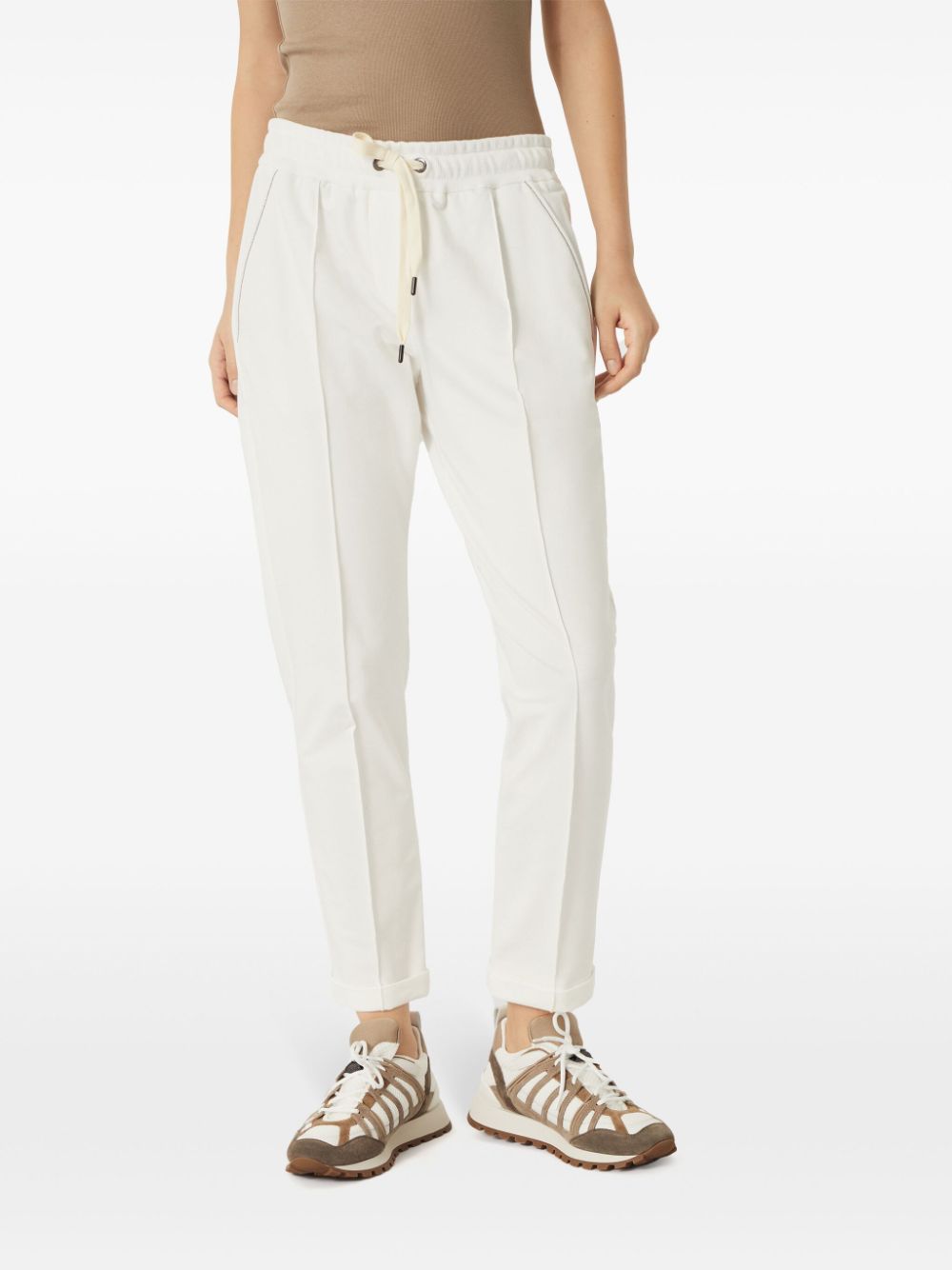 Brunello Cucinelli Trousers White