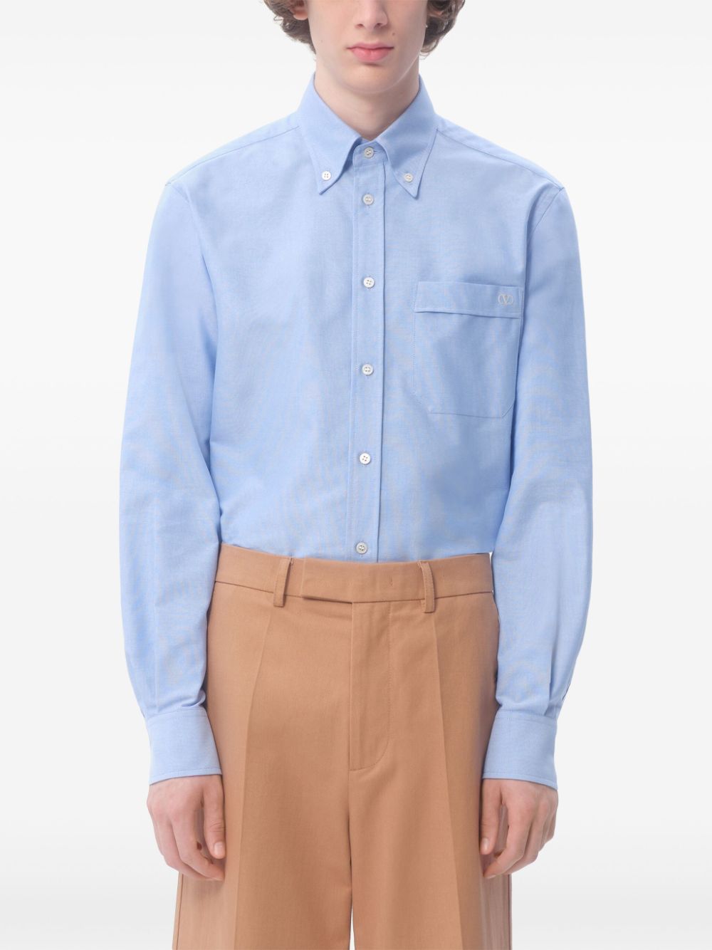 Valentino Shirts Clear Blue