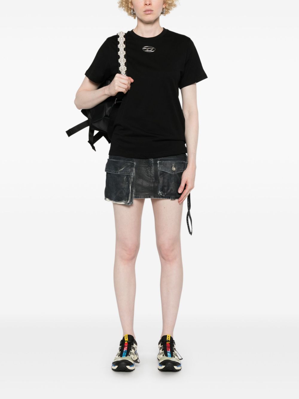 Diesel T-shirts and Polos Black