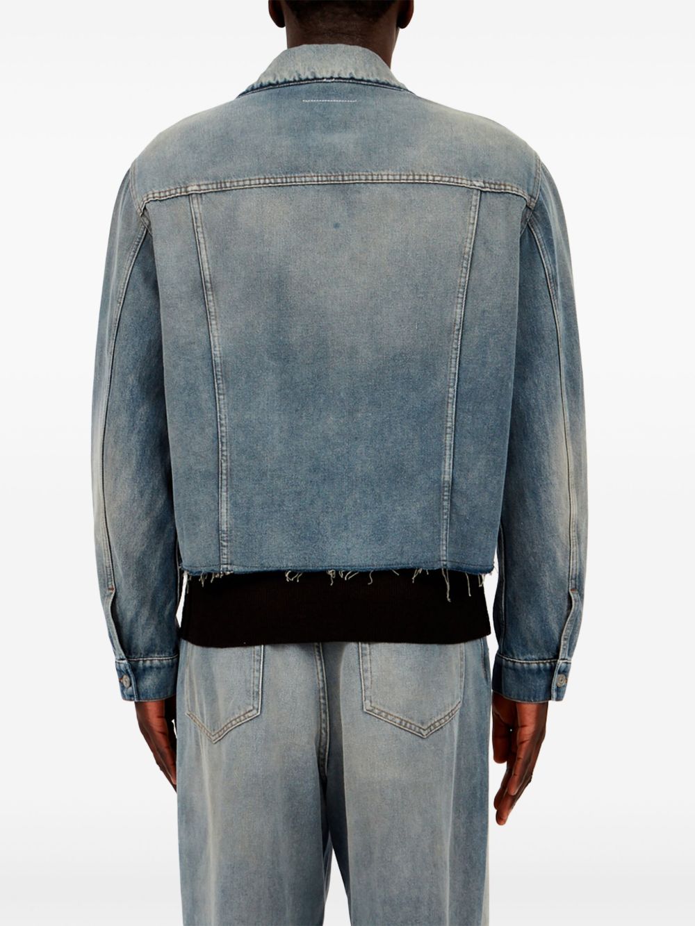 MM6 Maison Margiela Coats Clear Blue