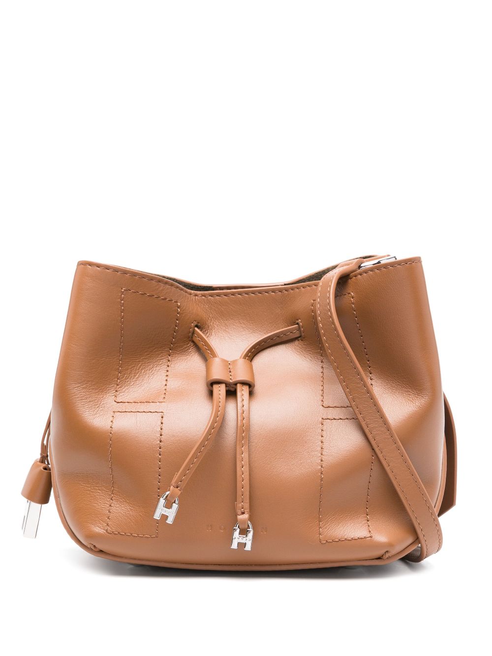 HOGAN PRE Bags.. Leather Brown