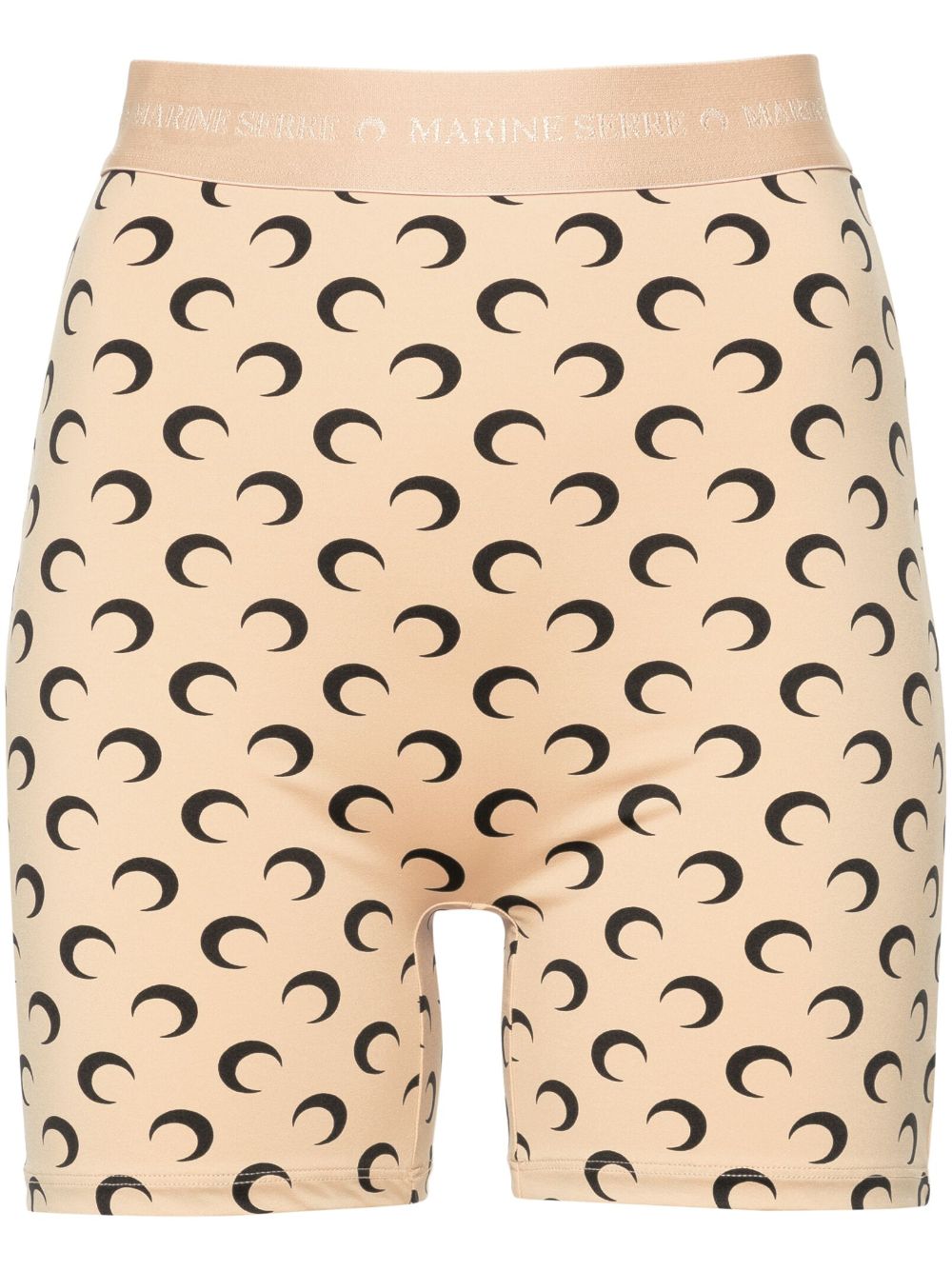 MARINE SERRE Shorts Beige