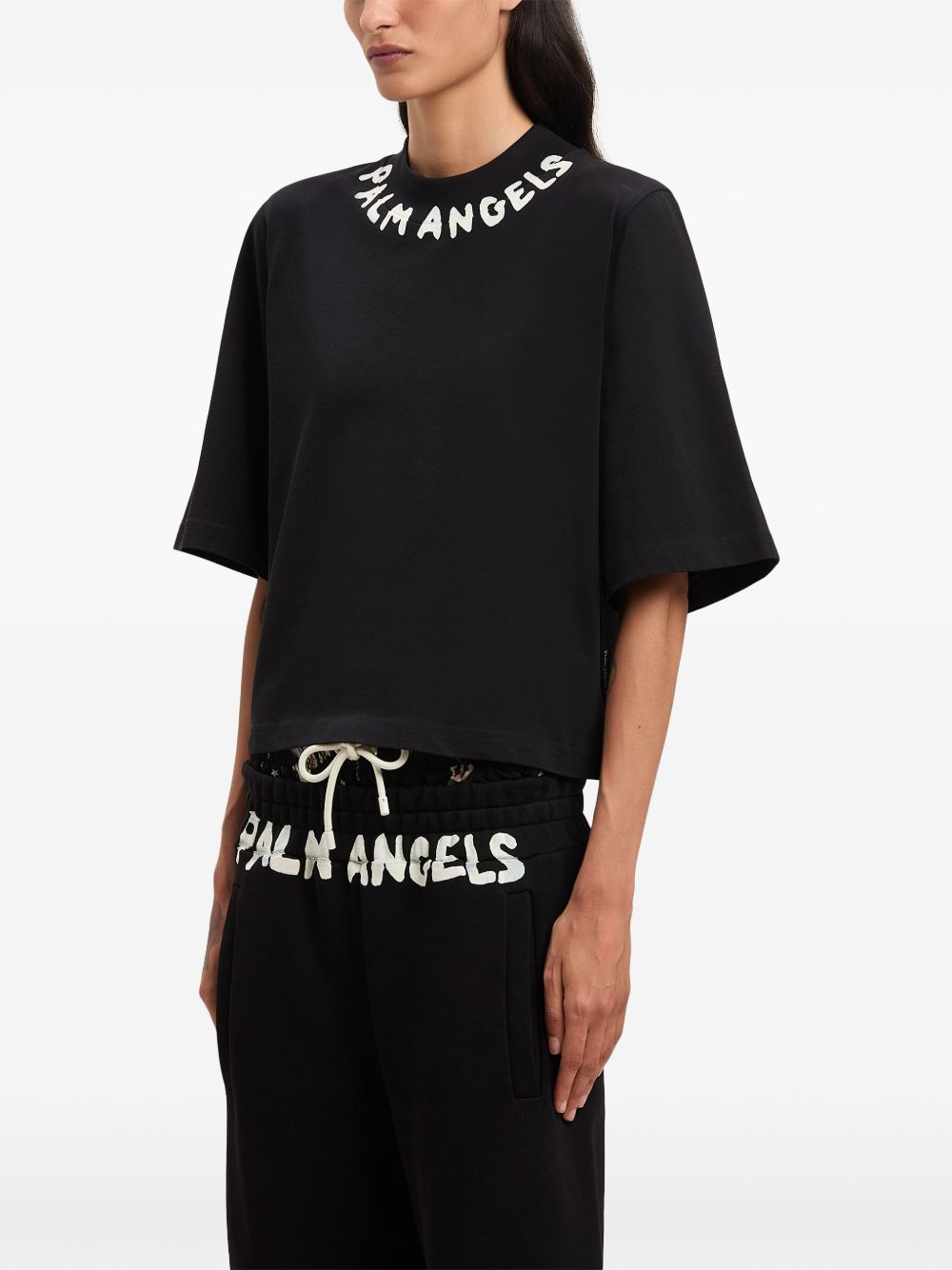 Palm Angels T-shirts and Polos Black