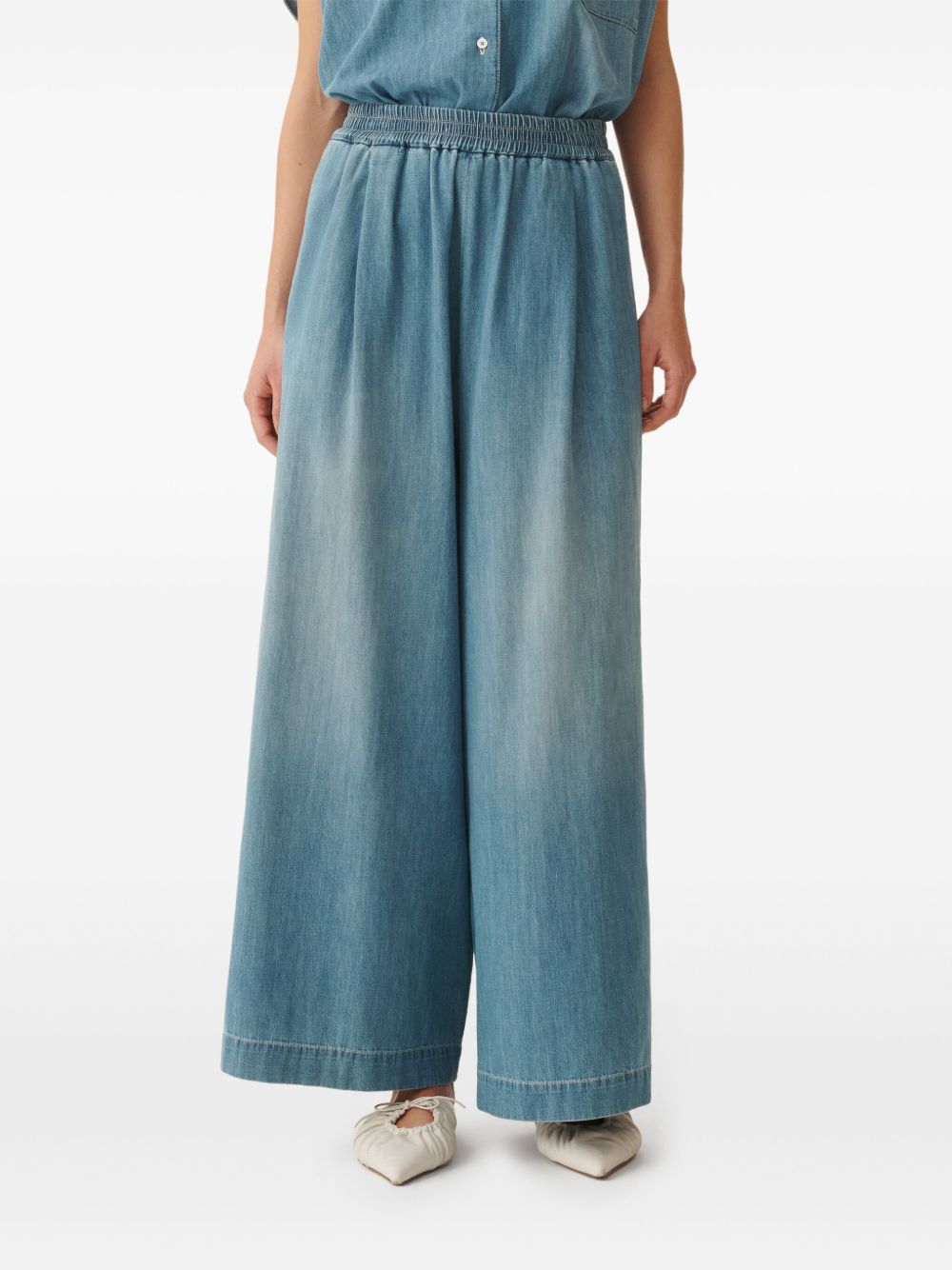 Fabiana Filippi Trousers Clear Blue