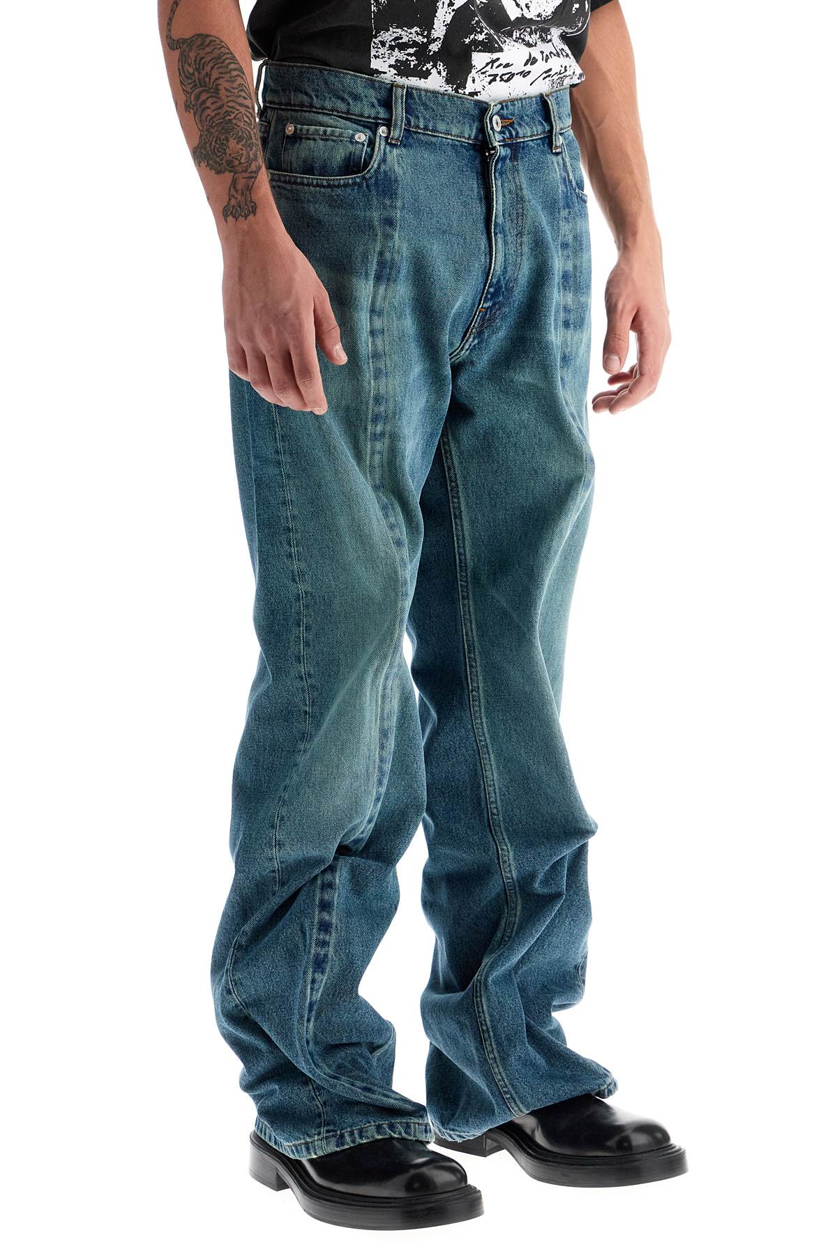 Y Project evergreen wire jeans for