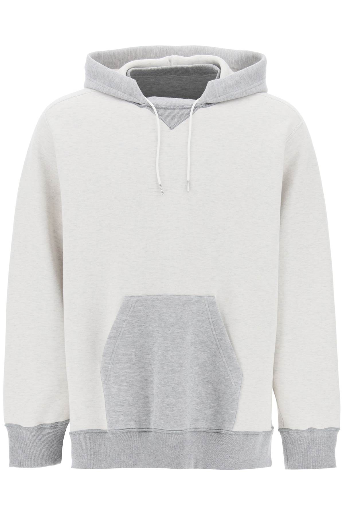 Sacai hooded sweatshirt with reverse