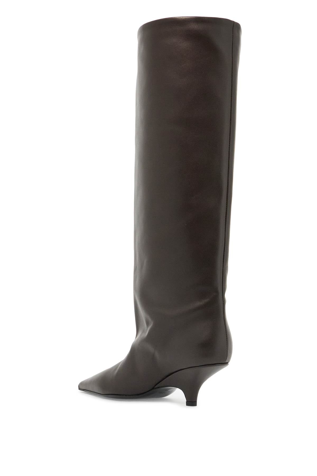 Toteme high leather boots in nappa