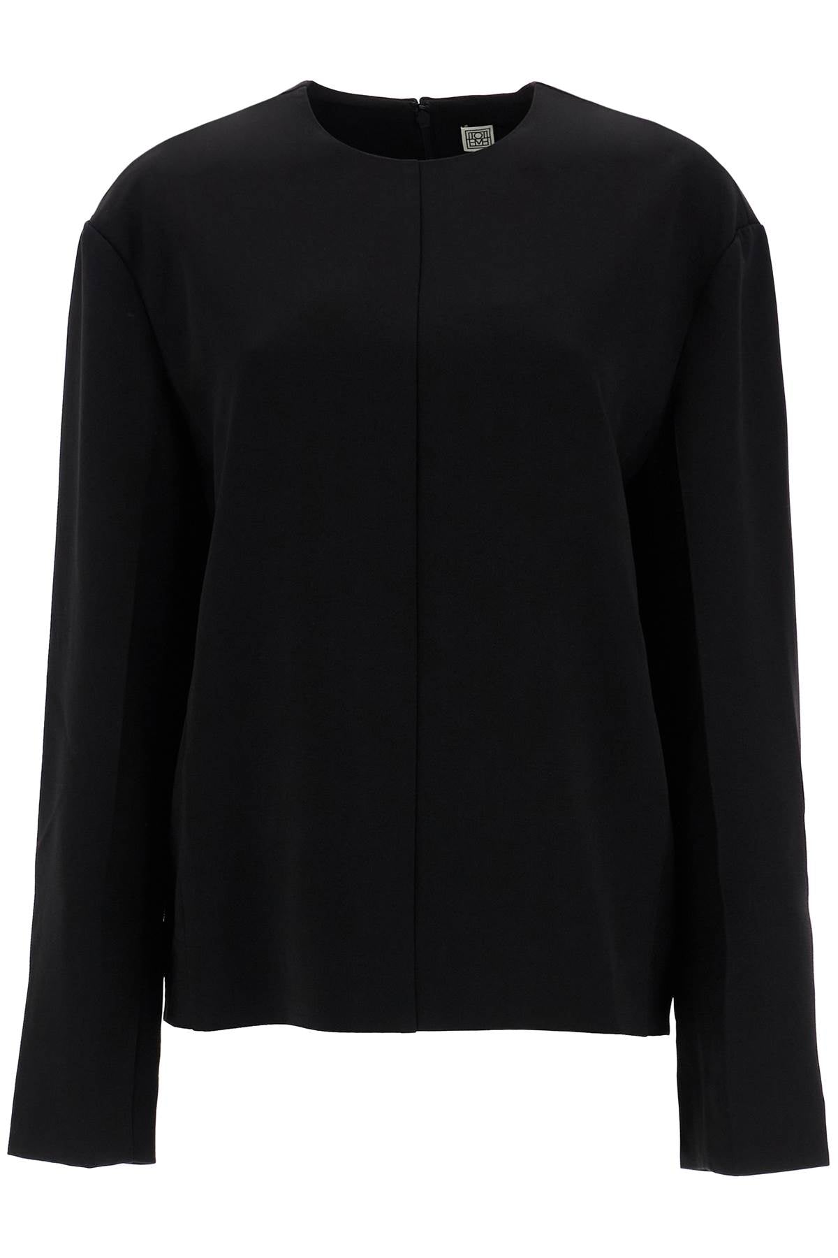 Toteme long-sleeved cady top