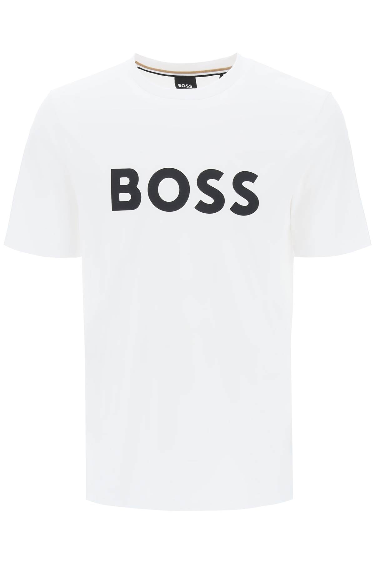 Boss tiburt 354 logo print t-shirt