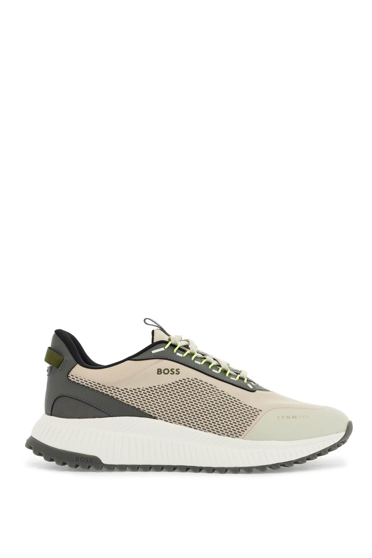 Boss sneakers ttnm evo_runn_rsgtx beige lightweight breathable non-slip men