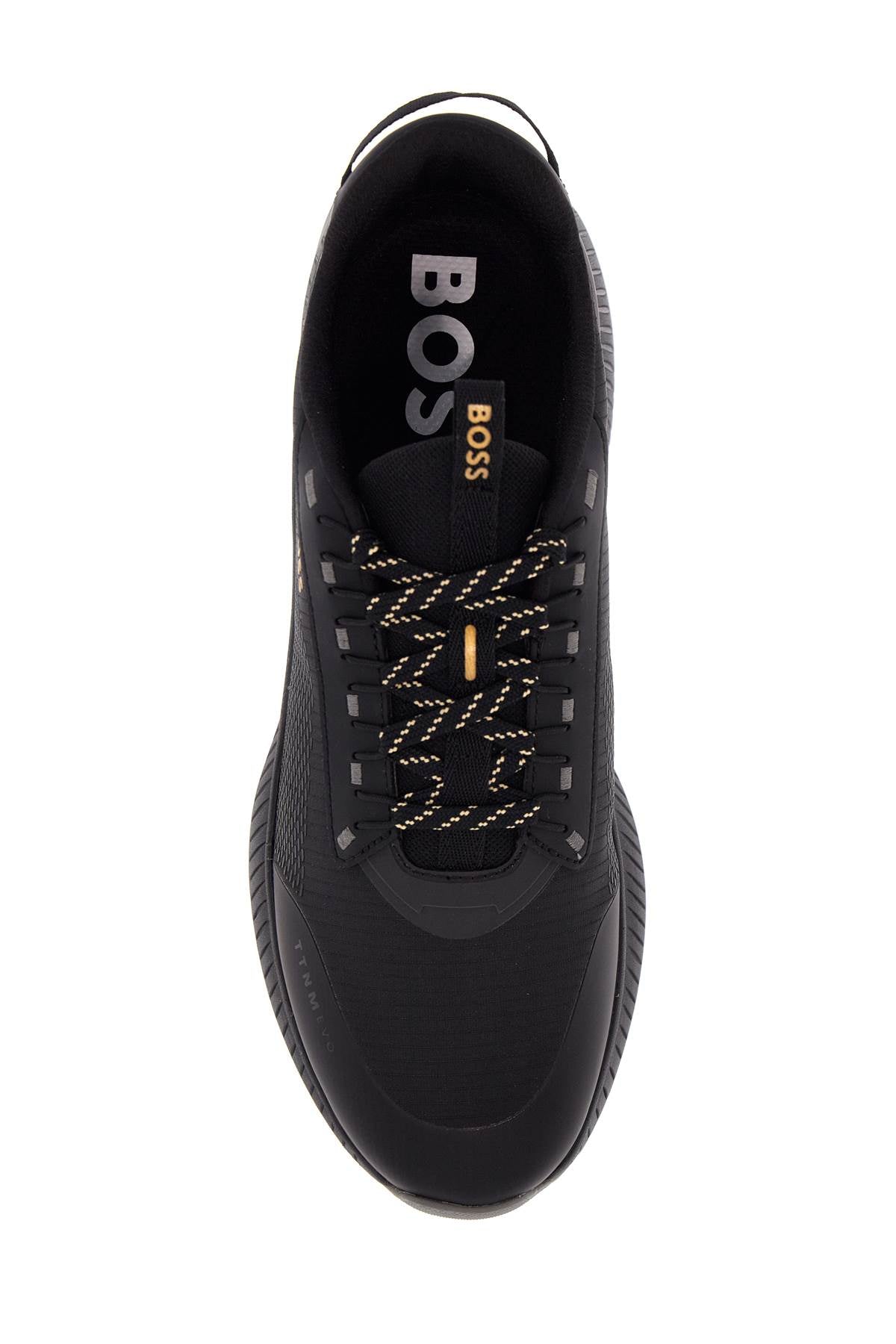 Boss sneakers evo_runn_rsth men's black lightweight and breathable