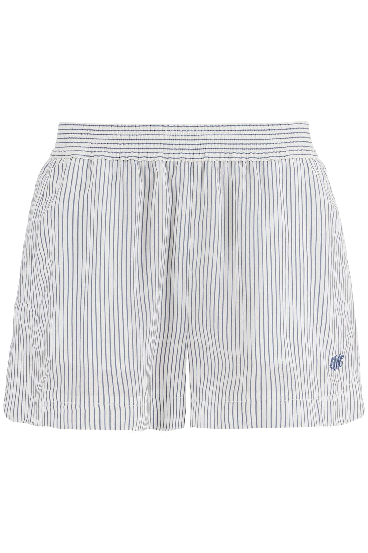 Stella McCartney "striped silk shorts in a