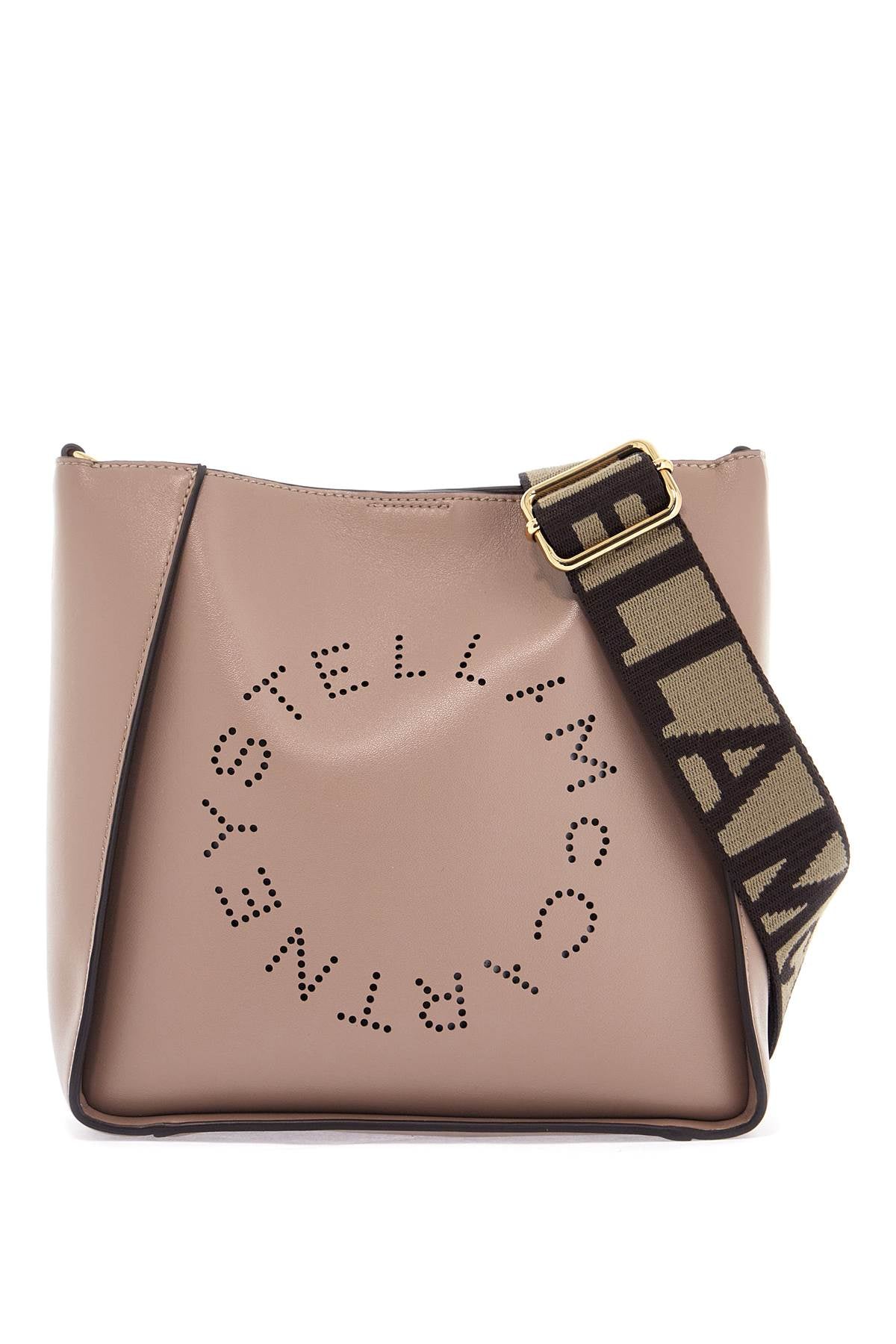 Stella McCartney mini crossbody bag alter mat beige with adjustable strap