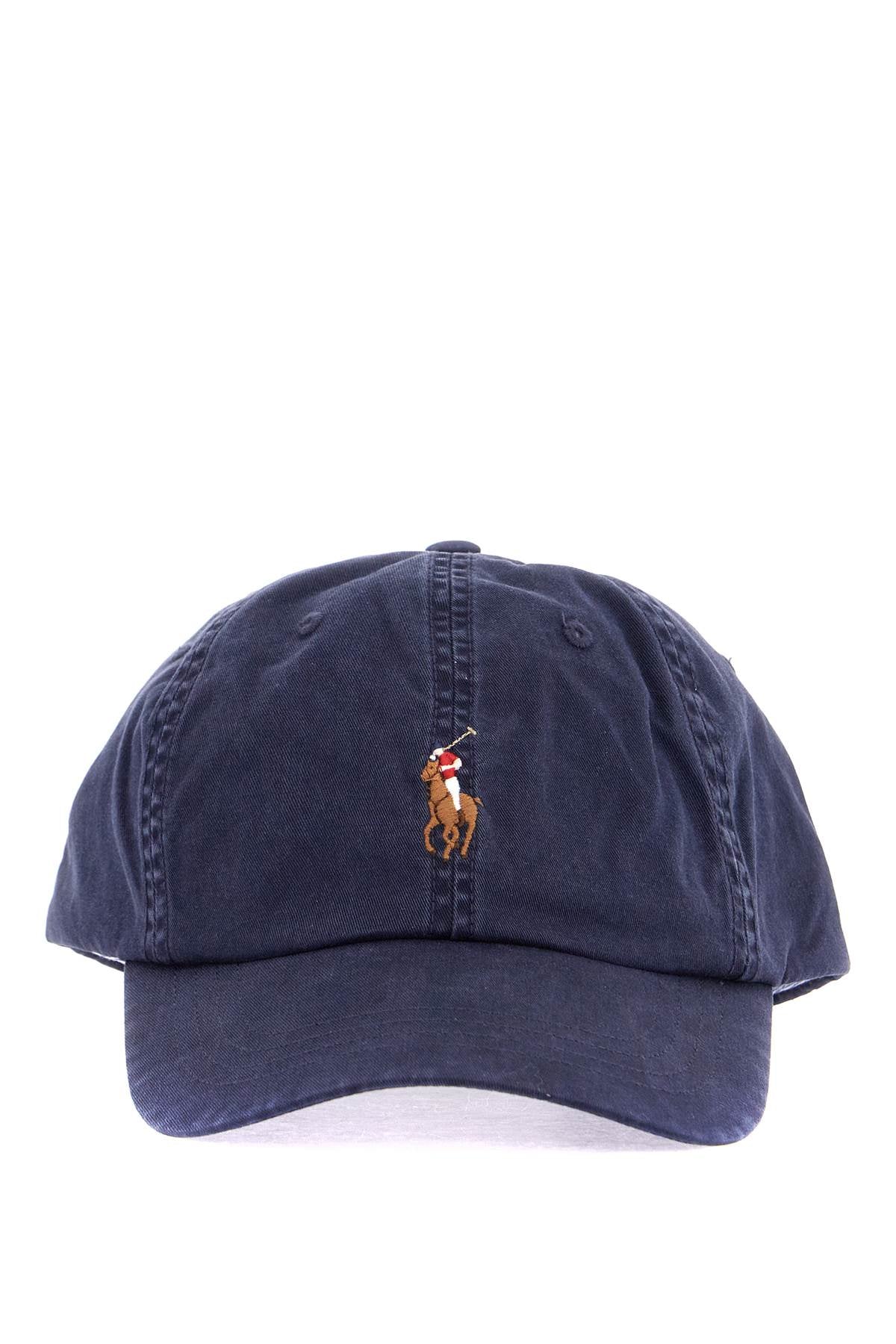 Polo Ralph Lauren dark blue cotton cap with curved brim