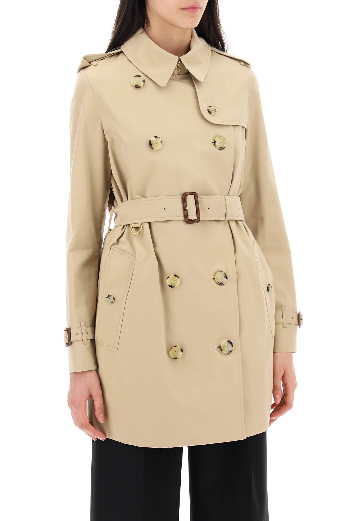 Burberry short kensington heritage trench coat