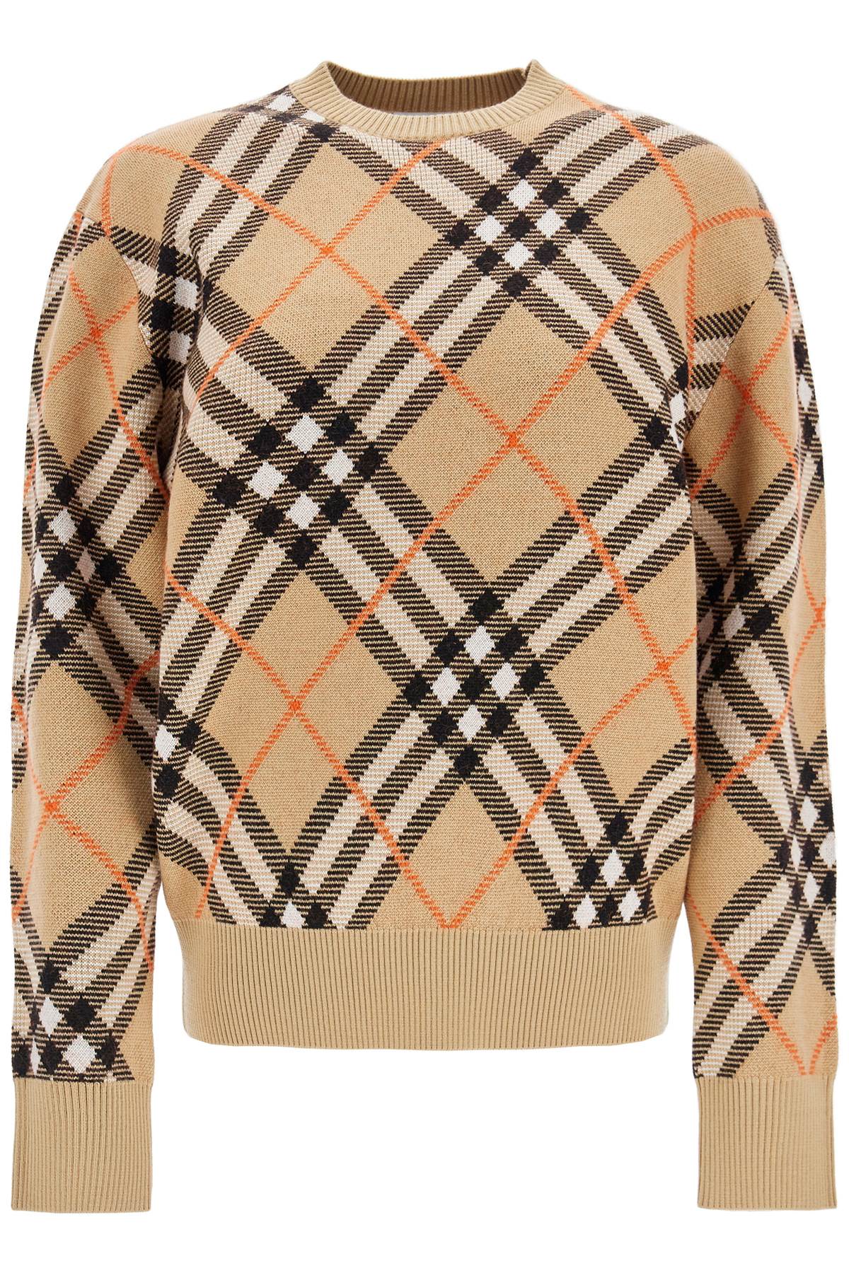 Burberry ered wool pullover sweater