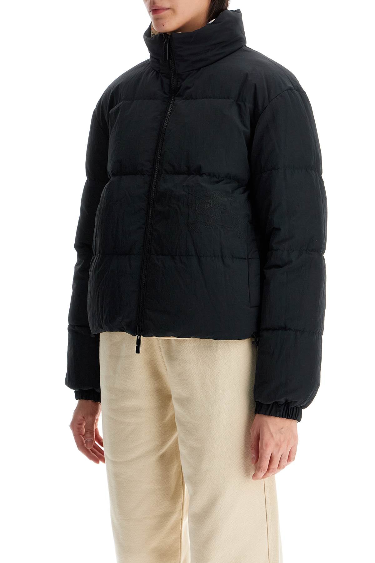 Burberry short reversible down jacket