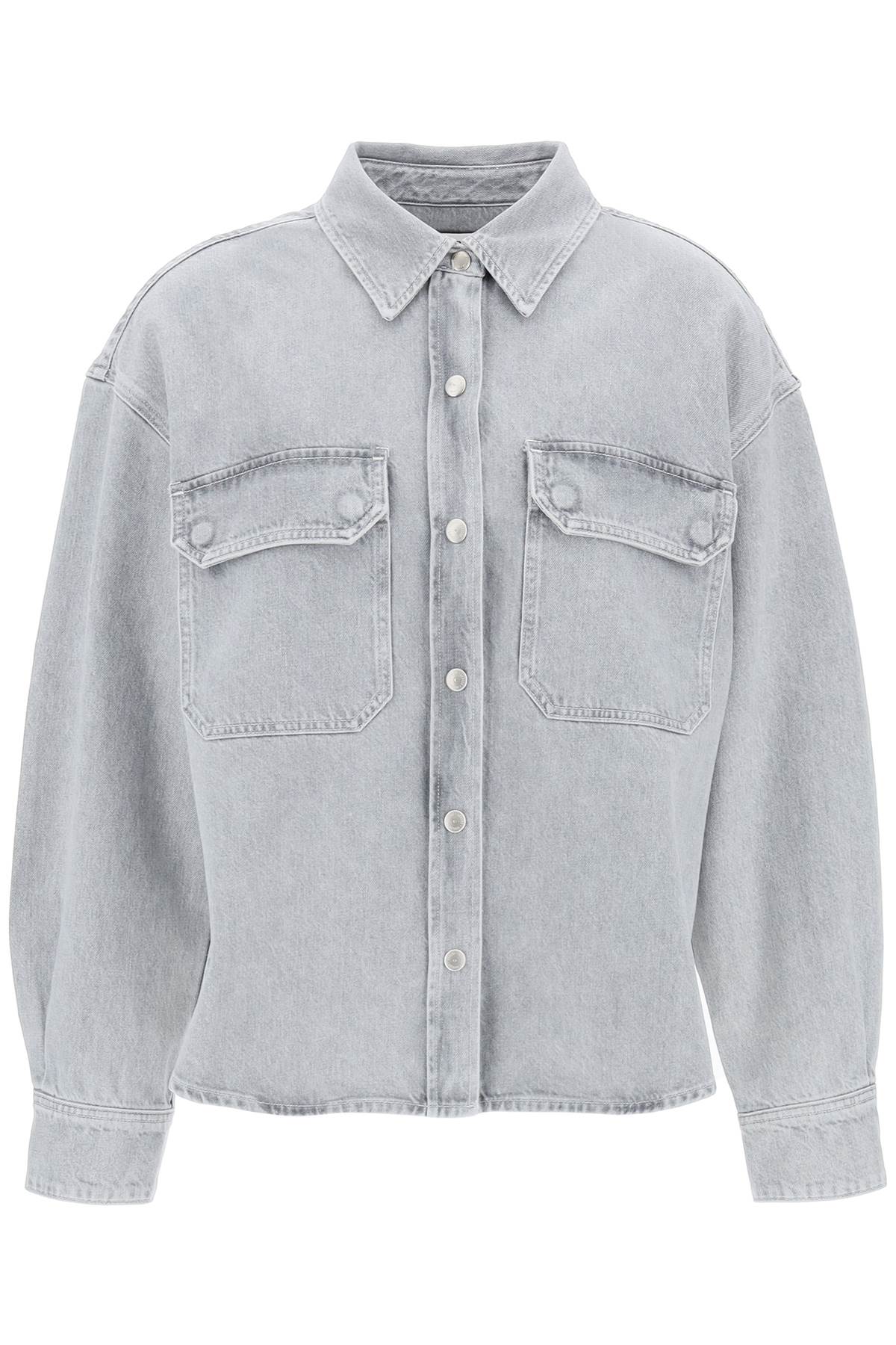 Agolde gwen denim shirt for women