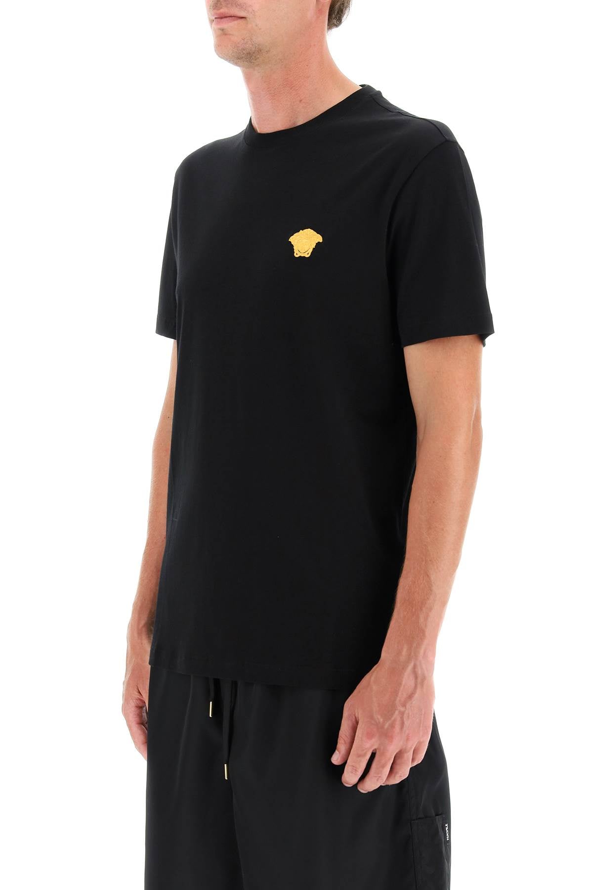 Versace medusa embroidered t-shirt