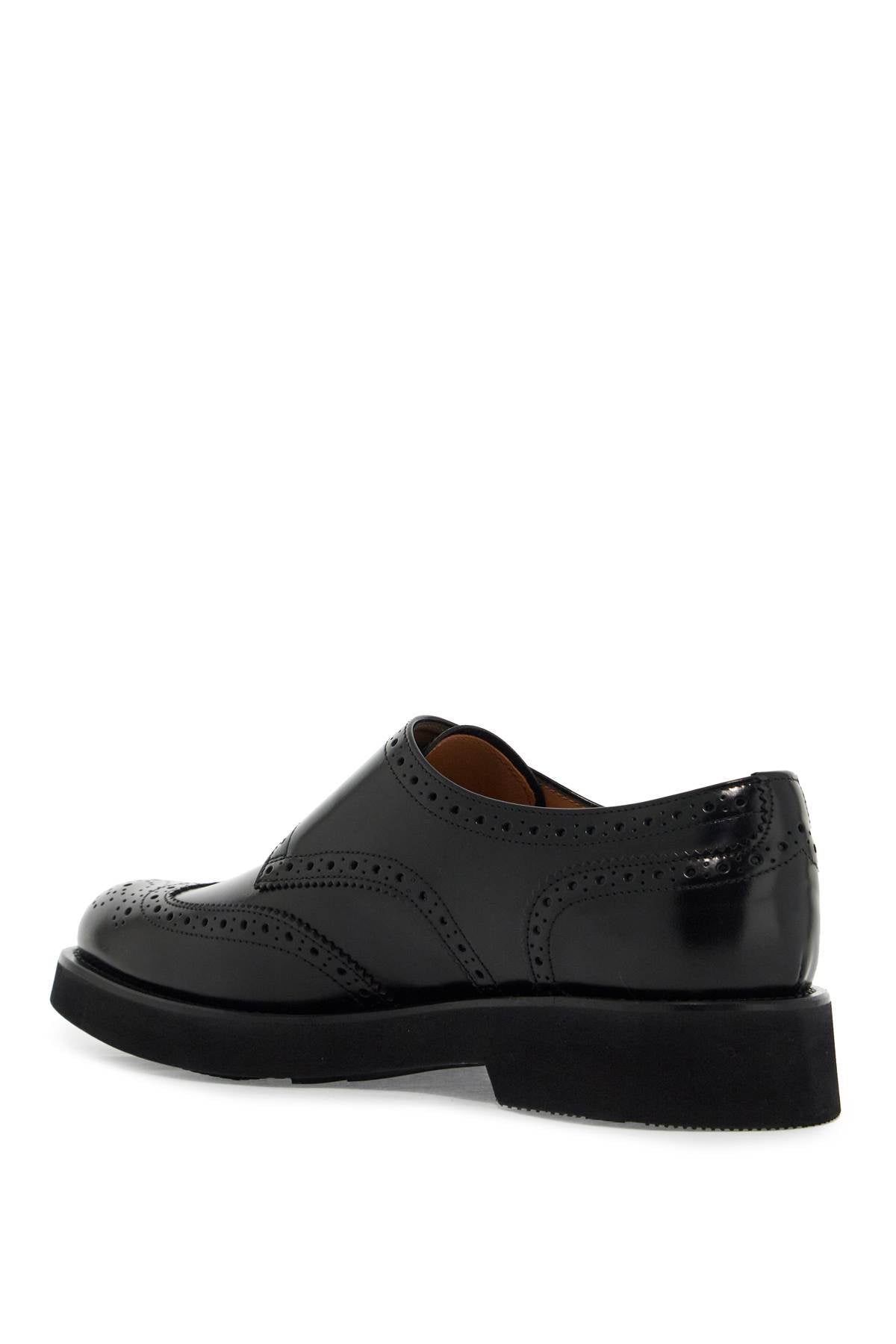 Church'S monk strap wool shoes