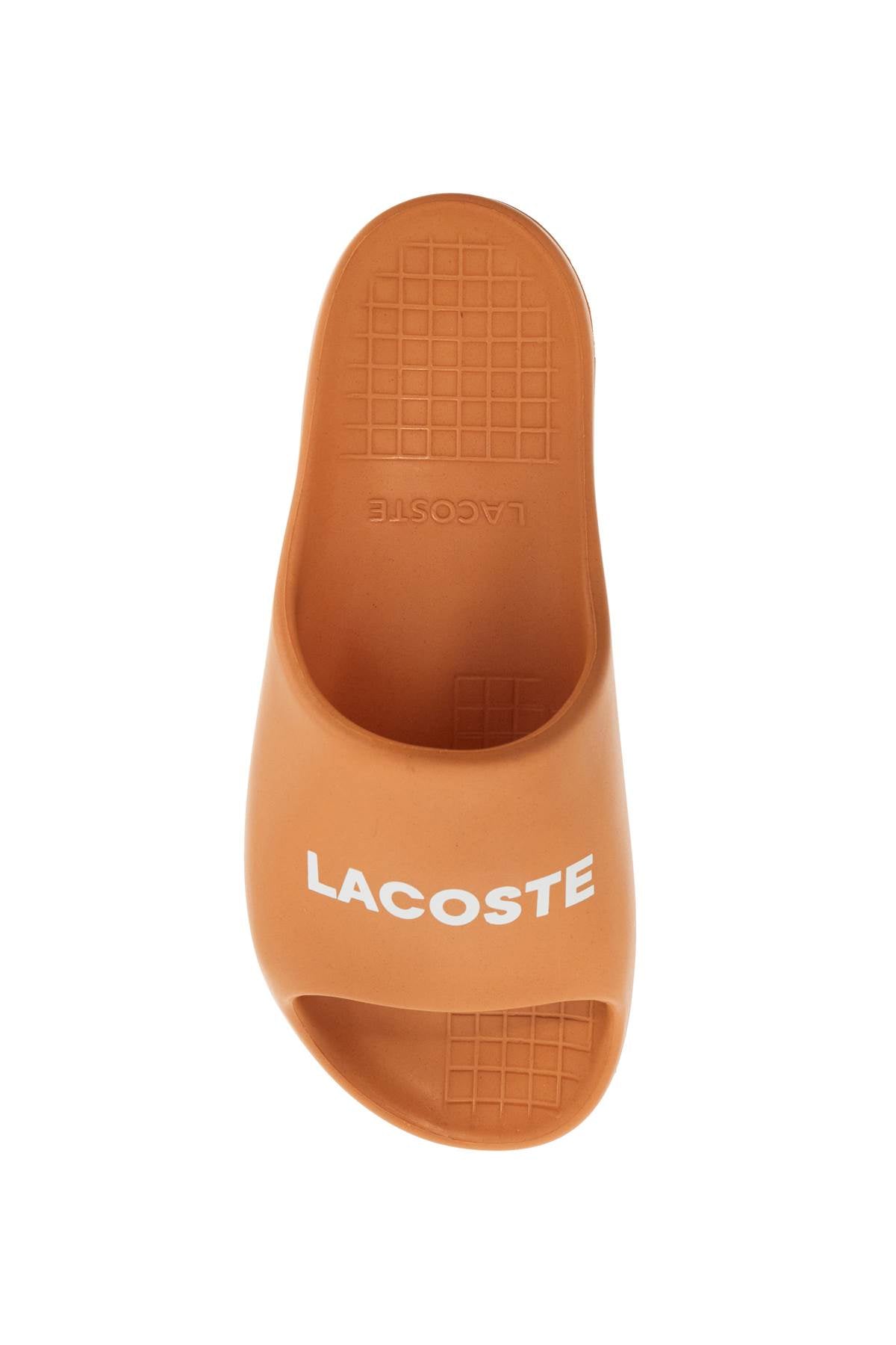 Lacoste Slides Serve 2.0 - Orange with white Lacoste lettering