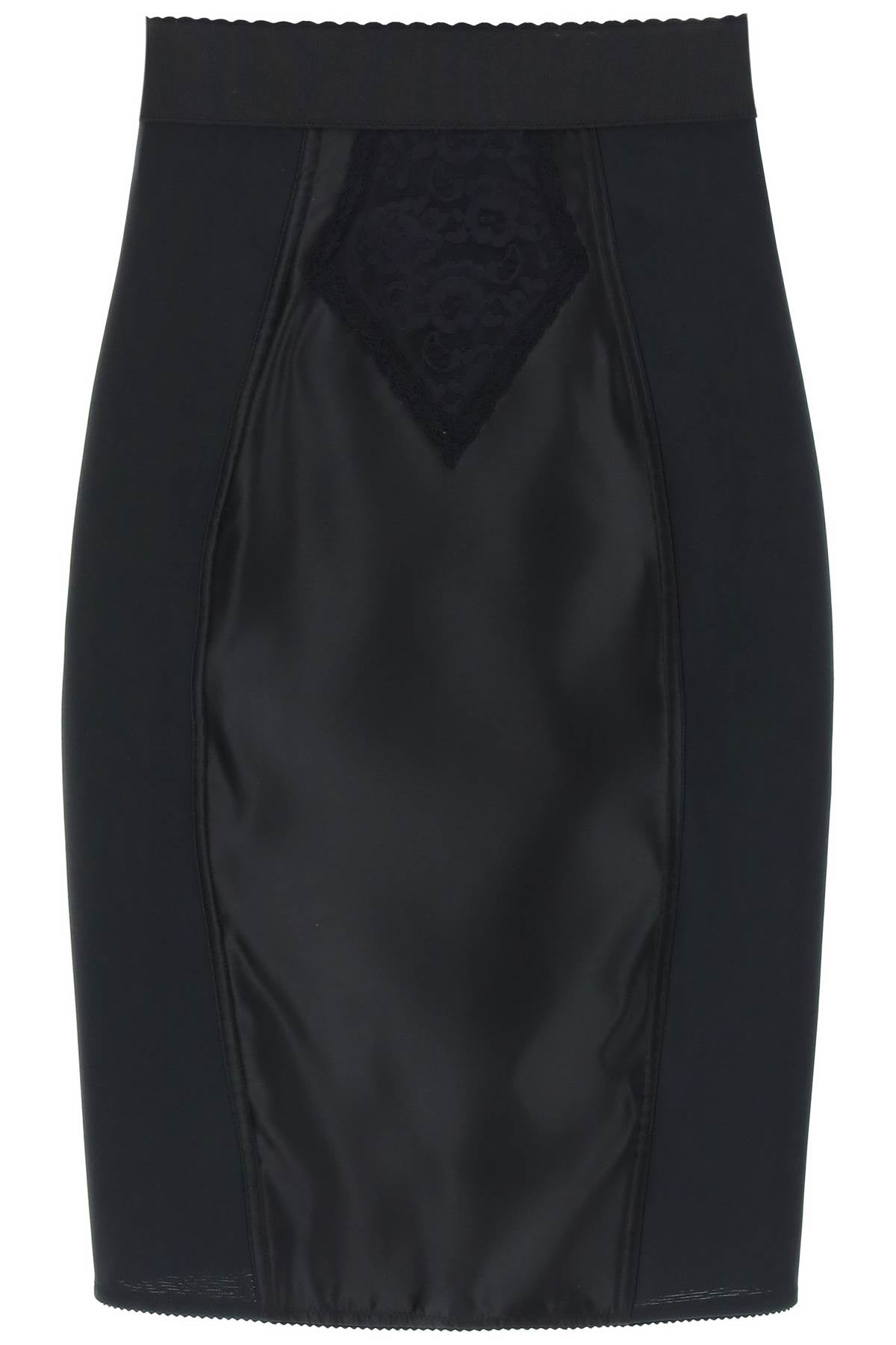 Dolce & Gabbana "mini satin and powernet skirt"