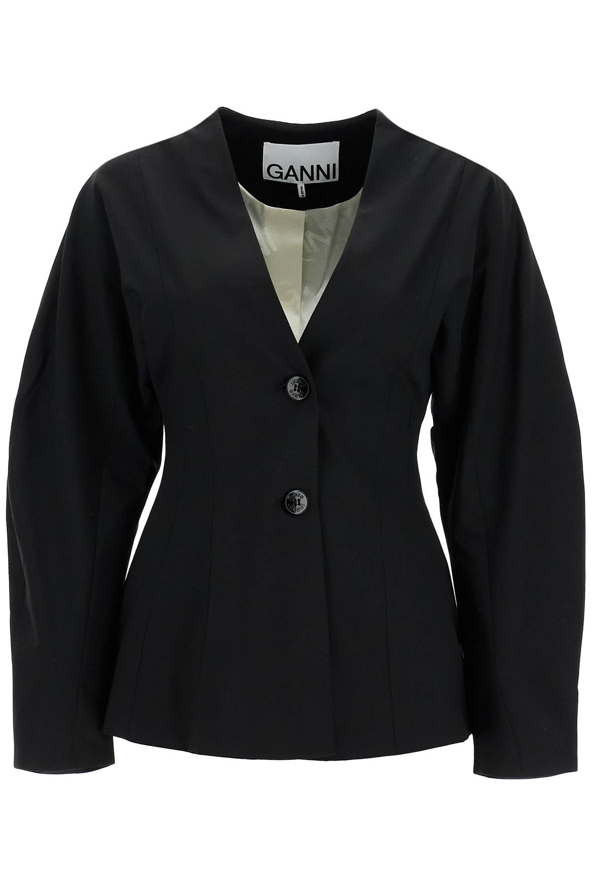 Ganni lightweight waisted jacket