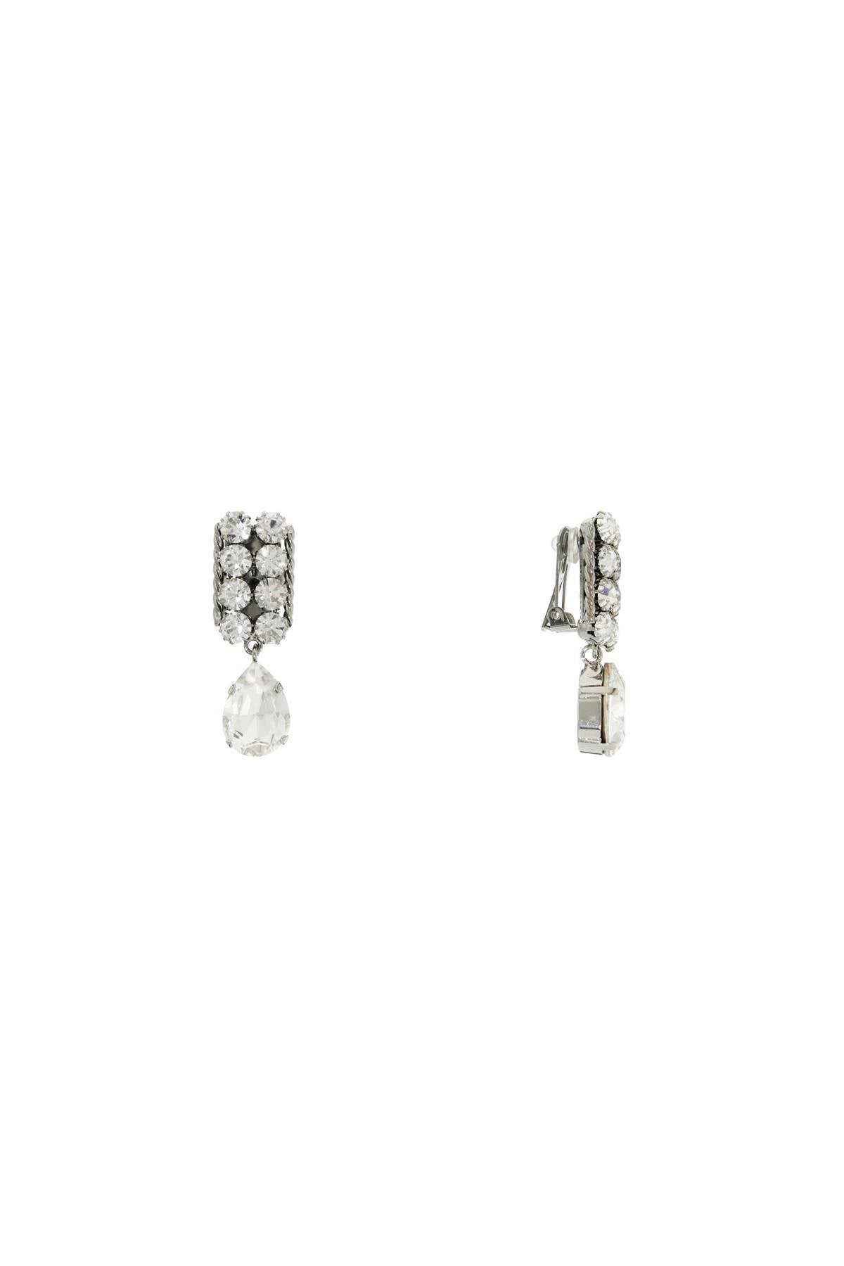 Alessandra Rich dangling clip-on earrings